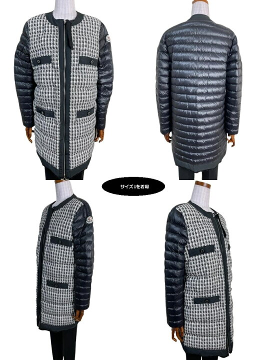 楽天市場】【MONCLER/モンクレール/MAIX GIUBBOTTO/ツイード切替 