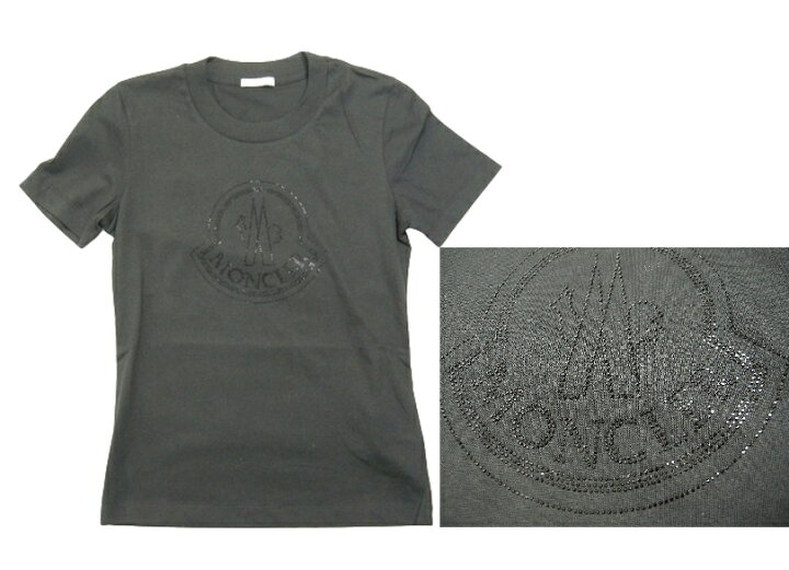楽天市場】【MONCLER/モンクレール/MAGLIA ラインストーン付きTシャツ 