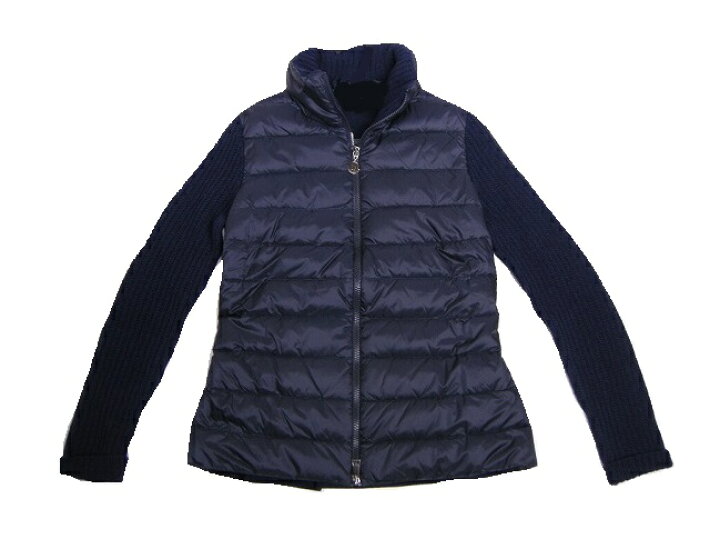 楽天市場】【MONCLER/モンクレール/カシミヤウールニット切替ダウン 