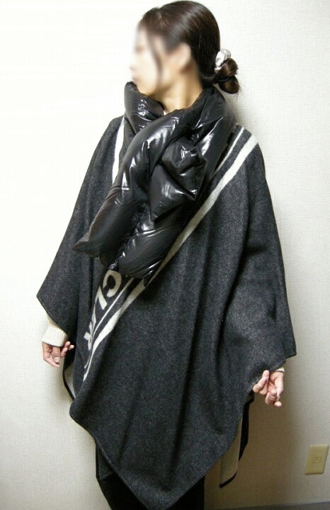 楽天市場】【MONCLER/モンクレール/ダウンマフラー付きウールニット  