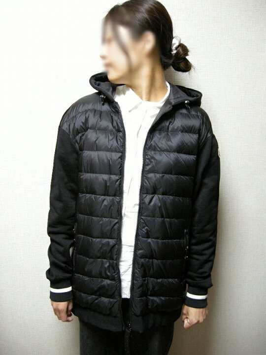 楽天市場】MONCLER/モンクレール/スウェット切替ダウンジャケット 