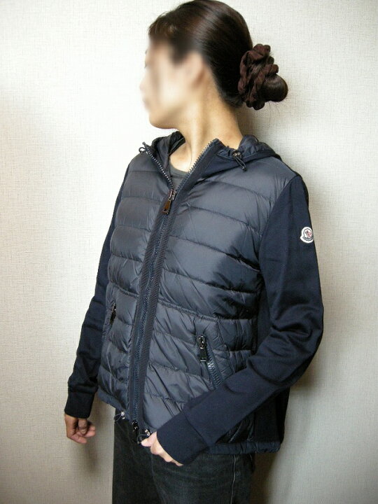 楽天市場】【MONCLER/モンクレール/スウェット切替ダウンジャケット 