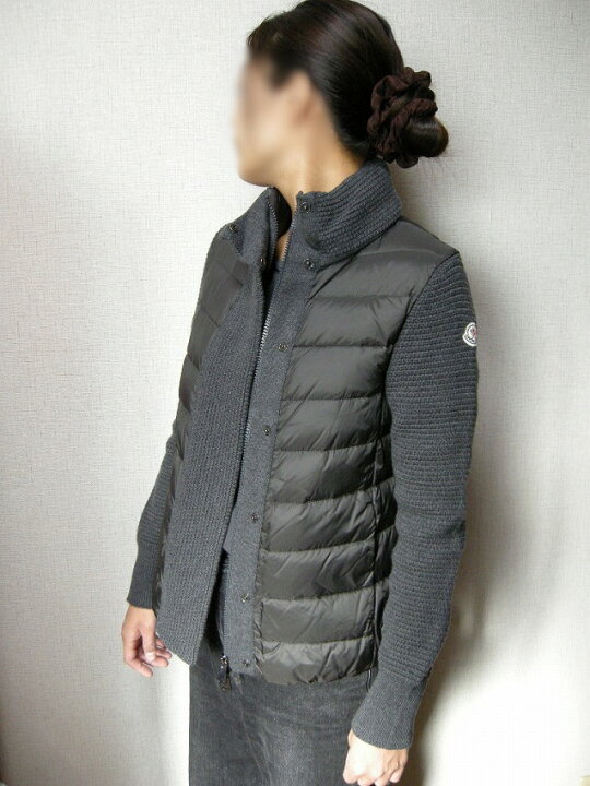 楽天市場】【MONCLER/モンクレール/ウールニットxダウンジャケット 