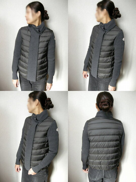 楽天市場】【MONCLER/モンクレール/ウールニットxダウンジャケット 