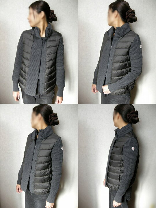 楽天市場】【MONCLER/モンクレール/ウールニットxダウンジャケット 