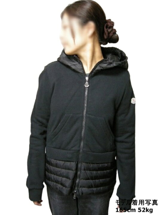 楽天市場】【MONCLER/モンクレール/スウェット切替フード付きダウン 