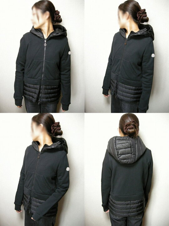 楽天市場】【MONCLER/モンクレール/スウェット切替フード付きダウン 