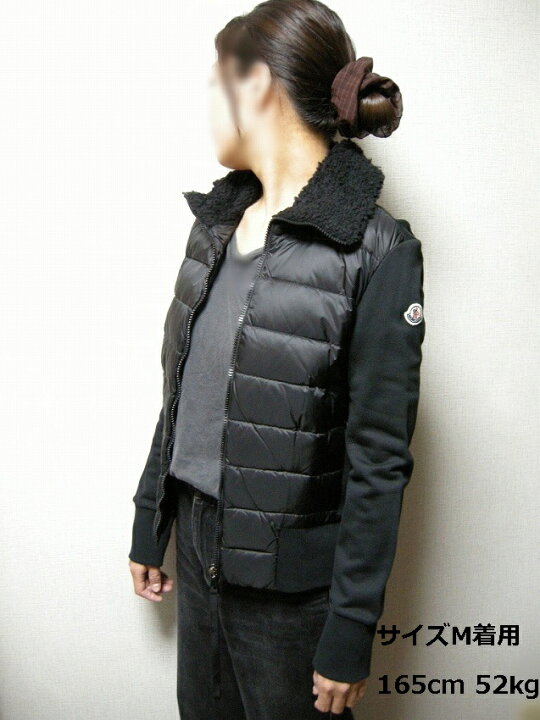 楽天市場】【MONCLER/モンクレール/スウェット切替ボア ライトダウン 