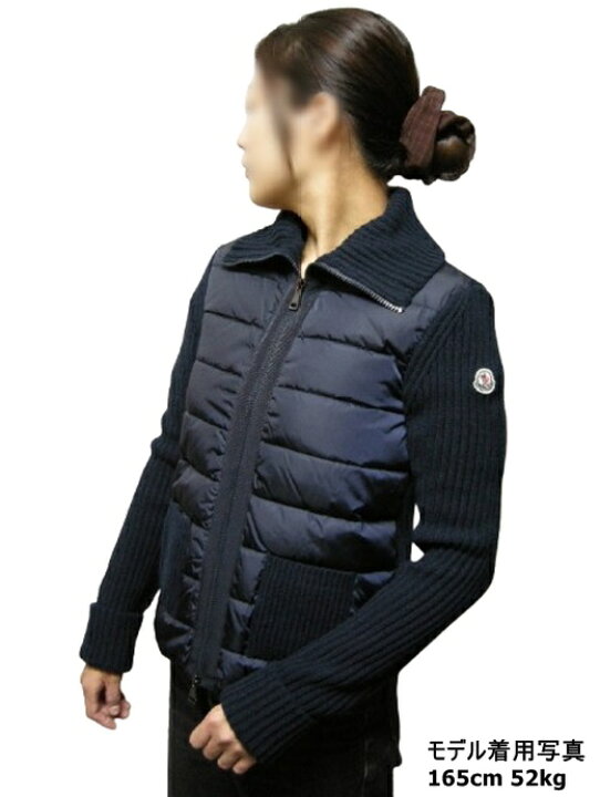 MONCLER ❃ ニット切替ダウンジャケット 中古・古着通販】MONCLER 