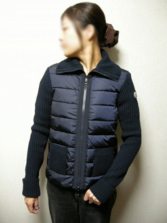 楽天市場】【MONCLER/モンクレール/ニット切替ダウンジャケット 