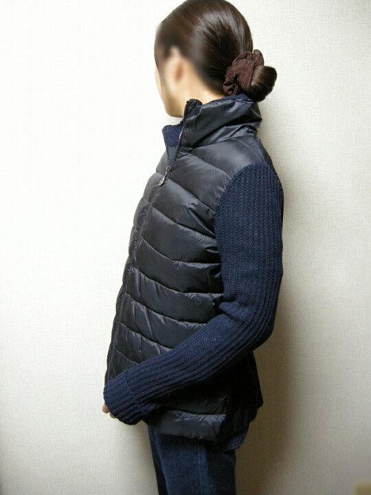 楽天市場】【MONCLER/モンクレール/カシミヤウールニット切替ダウン 