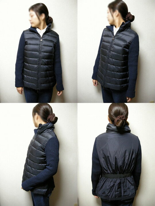楽天市場】【MONCLER/モンクレール/カシミヤウールニット切替ダウン 