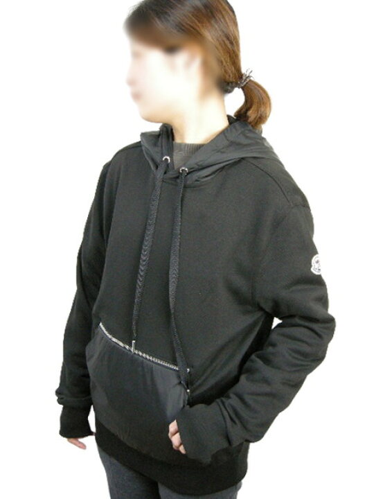 楽天市場】【MONCLER/モンクレール/HOODIE/ナイロンポケット切替  