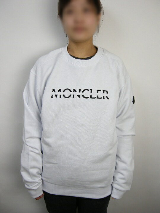 楽天市場】【MONCLER/モンクレール/SWEAT SHIRT/刺繍ロゴ スウェット  