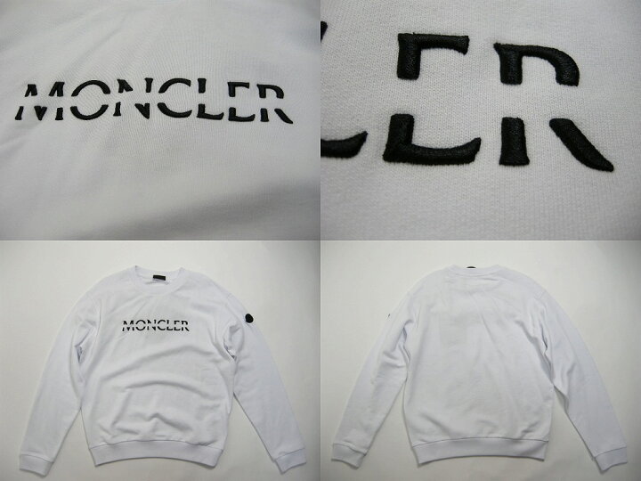 楽天市場】【MONCLER/モンクレール/SWEAT SHIRT/刺繍ロゴ スウェット 
