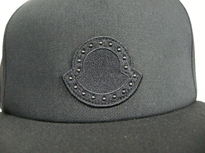 楽天市場】【MONCLER/モンクレール/BASEBALL CAP/スタッズワッペン付き 