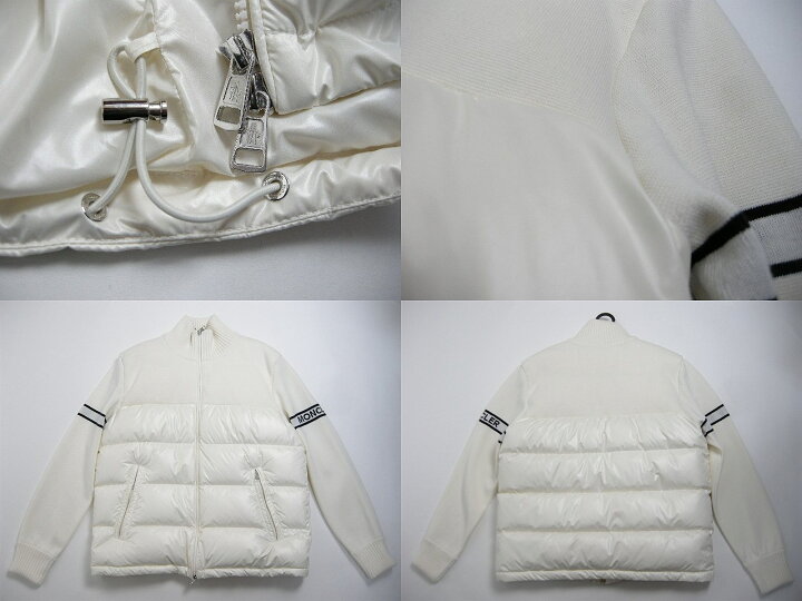 楽天市場】【MONCLER/モンクレール/CARDIGAN TRICOT/ニット切替ダウン 