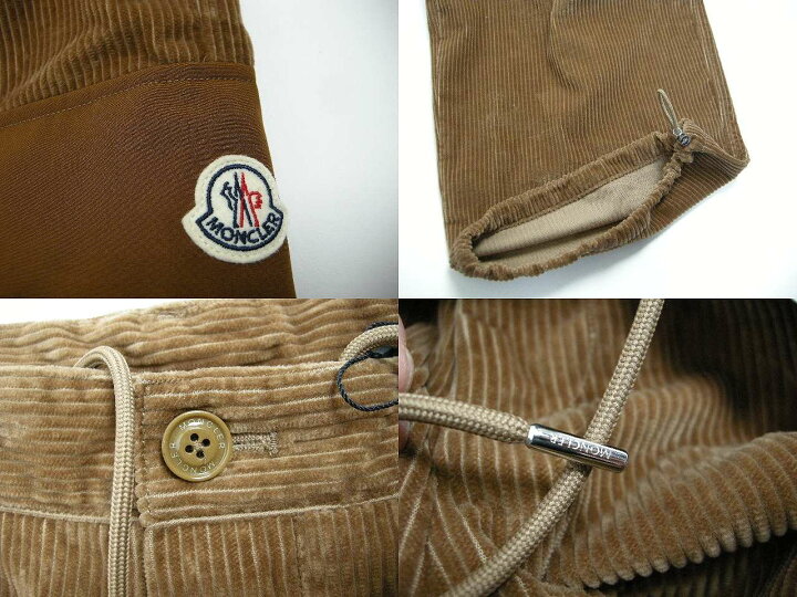 楽天市場】【MONCLER/モンクレール/PANTALONE SPORTIVO/コーデュロイ 