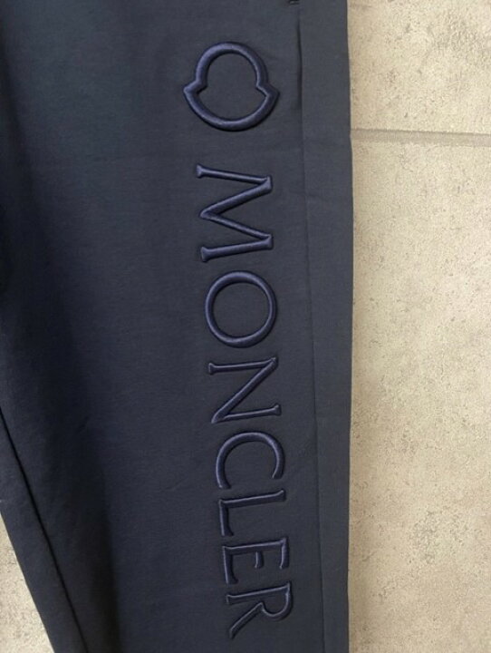 楽天市場】【MONCLER/モンクレール/SWEAT BOTTOM/サイドロゴ刺繍  