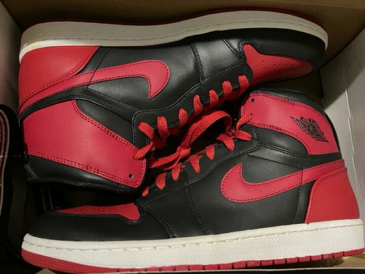 楽天市場】【2009 NIKE AIR JORDAN 1 Retro High Strap black/varsity 