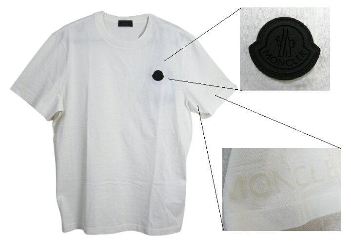 楽天市場】【MONCLER/モンクレール/SS T-SHIRT/ロゴワッペンTシャツ 
