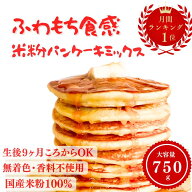 米粉 パンケーキミックス ホットケーキミックス 750g入 (375g×2袋）国産米粉 ミックス粉 アルミフリー …