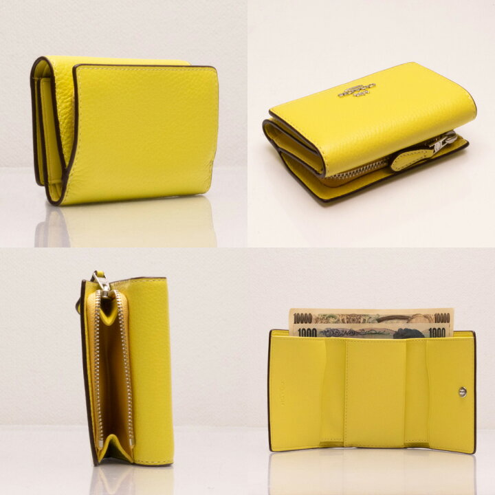 楽天市場】コーチ COACH 財布 三つ折り財布 ミニ財布 レザー 