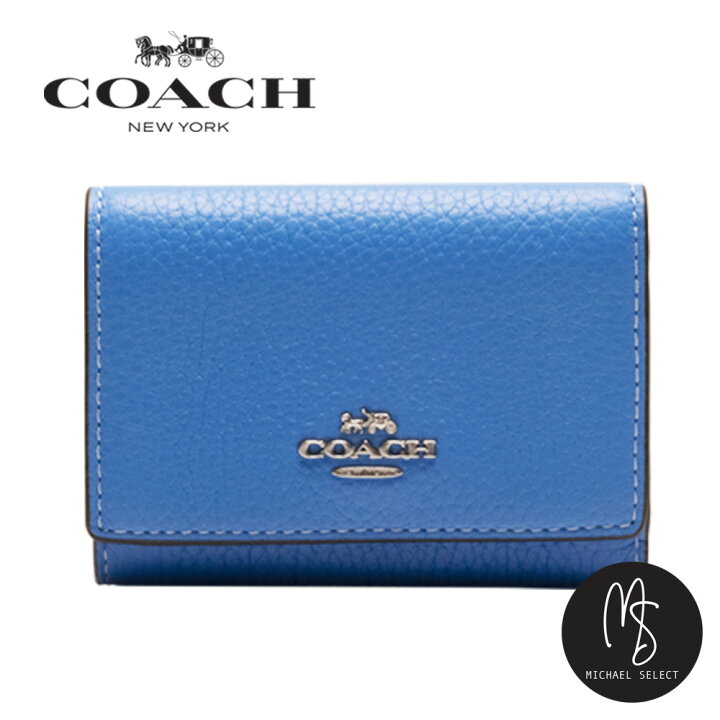 楽天市場】コーチ COACH 財布 三つ折り財布 ミニ財布 レザー 