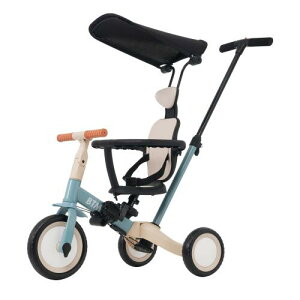 子供用三輪車 5in1 自転車 オリジナル 押し棒付き 安全バー付き サンシェード付き