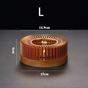 アロマポット ディフューザー 茶香炉 アロマバーナー キャンドルウォーマー オイルウォーマー 電気不要 キャンドルホルダー 香炉 リラックス インテリア(小さなキャンドル10本を送る)