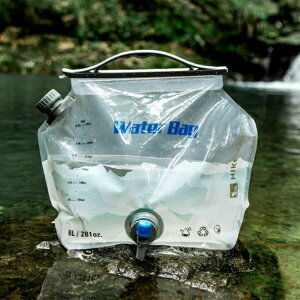 ウォータータンク 8L 蛇口付き ポリタンク 折り畳み コンパクト 水袋 タンク貯水 給水 非常用 キャンプ用 給水袋 緊急用 防災用 アウトドア 水タンク ウォーターバッグ ウォータージャグ 自