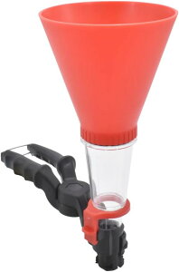 ユニバーサル オイルファンネル | オイル ファンネル オイルファンネル エンジンオイル 補給 交換 車 メンテナンス ホルダー 固定 オイルジョッキ 両手 ファンネルホルダー