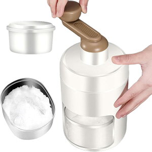 アイスクラッシャー かき氷メーカー 砕氷器 砕氷機 手動式 かき氷機 氷粉砕 ステンレス鋼刃 鋭い 高効率 手回しクランク 滑り止め 使用簡単 携帯便利 家庭用 業務用 自家製ドリンク 手挽き