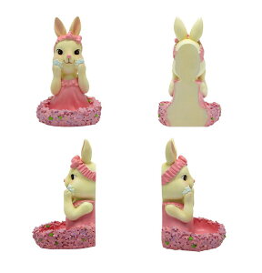 【2023新版】ウサギ 置物 キー収納 鍵置き 小物収納 卓上置物 収納トレイ 動物像 彫刻装飾 玄関 ペットサイトテープル 置物 キー収納トレイ お皿 サービングトレイ 化粧卓 口紅スタンド 彫刻