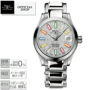 �y�ő�60�񖳋������[��ok�zBALL Watch Engineer Marvelight Chronometer36 METEORITE NL9616C-S6CJ-MSLR [�{�[���E�H�b�` �G���W�j �A �}�[�x���C�g�N���m���[�^�[ 36mm ���C���{�[ ���e�I���C�g 覐� 904L �X�e����