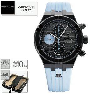 yő60񖳋[okzMaurice Lacroix AIKON Automatic Chronograph Sprint 44mm AI6038-DLB01-330-4[Ki [XENA ACRrv NmOt I[g}`bN @B Mtg b