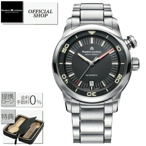 �y�ő�60�񖳋������[��ok�zMaurice Lacroix PONTOS S Diver Automatic 43mm PT6248-SS002-330[�������K�i ���[���X�E���N���A �|���g�X �_�C�o�[ �r���v �I�[�g�}�`�b�N �@�B�������� �����Y �j�� �M�t�g ���b