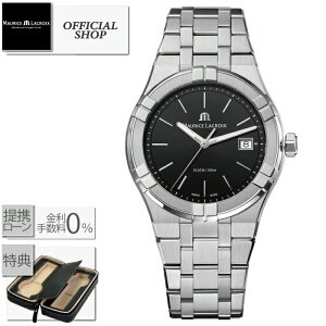 yő60񖳋[okzMaurice Lacroix AIKON Quartz 40mm AI1108-SS002-330-1[Ki [XENA rv NH[c dr Y j ubN Mtg bsO]