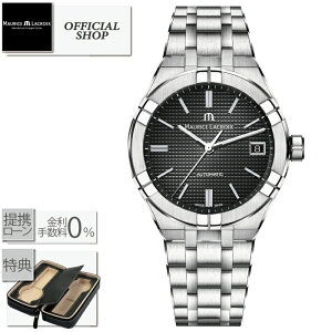 yő60񖳋[okzMaurice Lacroix AIKON Automatic DATE 39mm AI6007-SS002-330-1[Ki [XENA ACR rv I[g}`bN @B ubN SSuX Mtg bsO