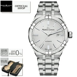 yő60񖳋[okzMaurice Lacroix AIKON Automatic 42mm AI6008-SS002-130-1[Ki [XENA ACR rv I[g}`bN @B Y Vo[ SSuX Mtg bs