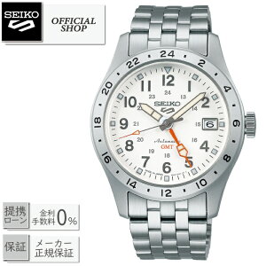 �y�ő�12�񖳋������[��ok�zSEIKO5sports Field series SBSC009 [GMT �Z�C�R�[�t�@�C�u�X�|�[�c ���v �����Y �j�� �@�B�������� ���K�̔��X �V�i �M�t�g ���b�s���O����]
