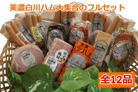 道の駅 美濃白川ハム大集合のフルセット(全12品)【クール便発送限定】