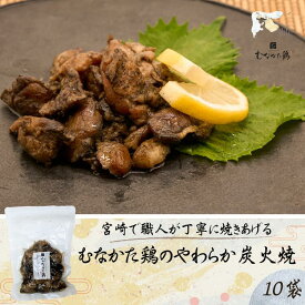 やわらか 地鶏 鳥 炭火焼き 1.2kg (120g 10袋) むなかた鶏 鶏炭火焼 | 肉 国産 鶏肉 鶏 宮崎 チキン おつまみ 焼鳥 炭火 焼き鳥 レトルト 食品 ギフト 非常食 保存食 防災 九州 お土産 道の駅 酒の肴 お取り寄せ グルメ 珍味 フードロス 送料無料