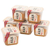 100年伝承 糀味噌 750g×6個 福島県 宝来屋 無添加 国産 中甘口 シェア