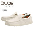 HEY DUDE ヘイ デュード メンズ MIKKA ミッカ シャンブレーホワイト シューズ スニーカー スリッポン 靴