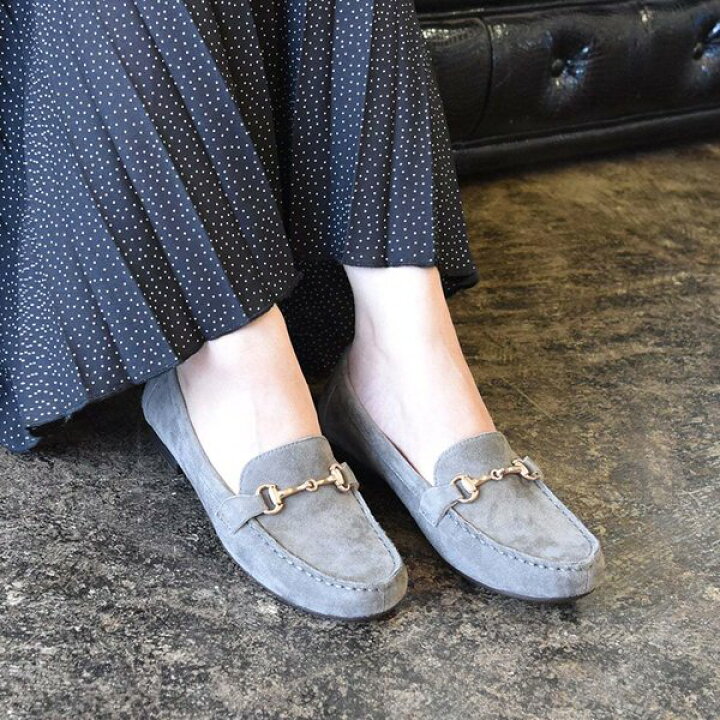 楽天市場 イング Ing レディース ビットローファー Igkk 004 3e モカシン 靴 グレースエード ミッキー靴店