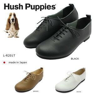 �n�b�V���p�s�[ ���f�B�[�X �t���b�g�V���[�Y ���[�X�A�b�v L-R201T ���{�� Hush puppies r201t �N�� �z���C�g �u���E��