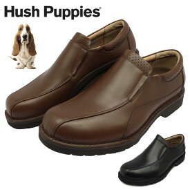 ハッシュパピー メンズ ウォーキングシューズ M-5049NT スリッポン 軽量 幅広4E 本革 紳士靴 Hush Puppies 5049