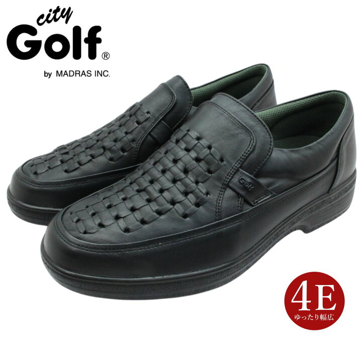 楽天市場】シティ ゴルフ City Golf メンズ スリッポン メッシュ 