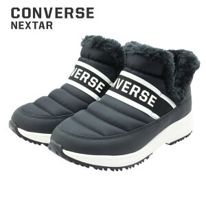 CONVERSE NEXTAR コンバース ネクスター NX1570WP LB MID ブラックホワイト レディース スニーカー スノー シューズ 防水 防滑 冬 雪 通学 靴